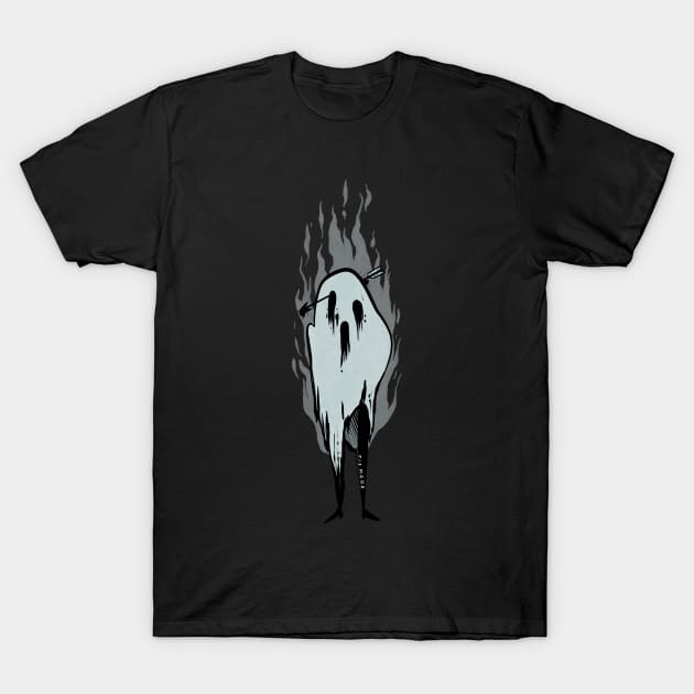 Leggy Ghost T-Shirt by Strange Fing